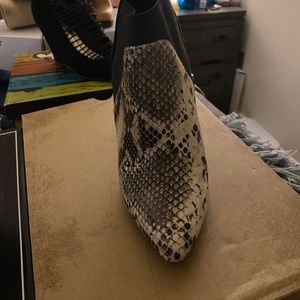 Snake skin heels